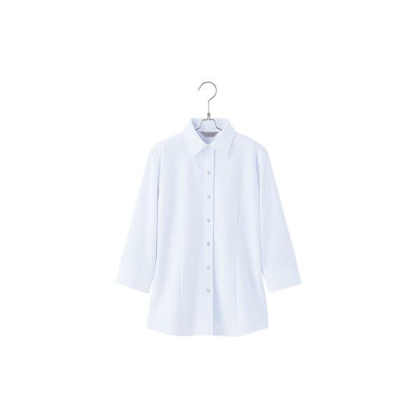 樂天商城 - AITOZ アイトス HCB4007 七分袖ブラウス 事務服 オフィス 制服 ワークウェア ストライプ 吸汗速乾 ストレッチ ノーアイロン 防汚 レディース 受注発注