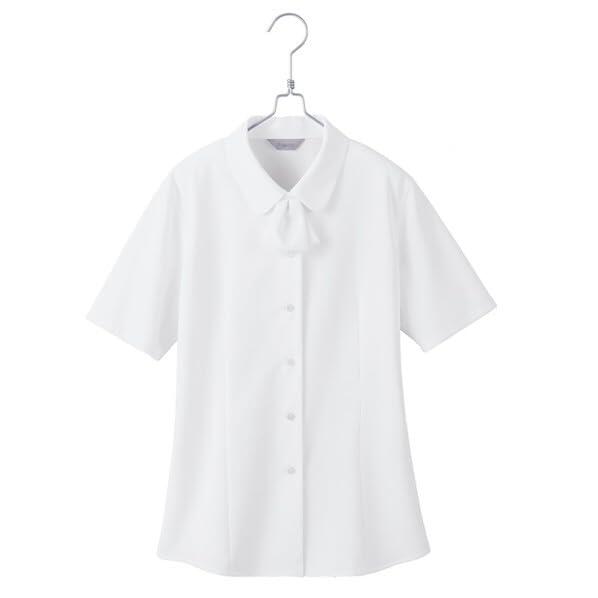 樂天商城 - AITOZ アイトス 半袖ブラウス 事務服 HCB4110 ノーアイロン 吸汗速乾 ストレッチ オフィス 制服 レディース 女性用 受注発注