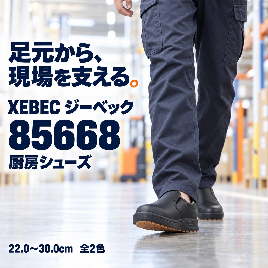 XEBEC ジーベック シューズ 厨房シューズ 安全靴 作業靴 856...