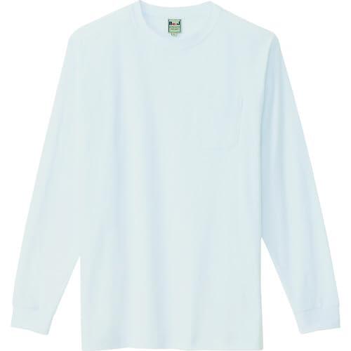 樂天商城 - AITOZ アイトス AZ-10530 長袖Tシャツ ロンT 綿100% 胸ポケット 袖リブ ユニセックス 男女兼用 作業着 ユニフォーム 受注発注