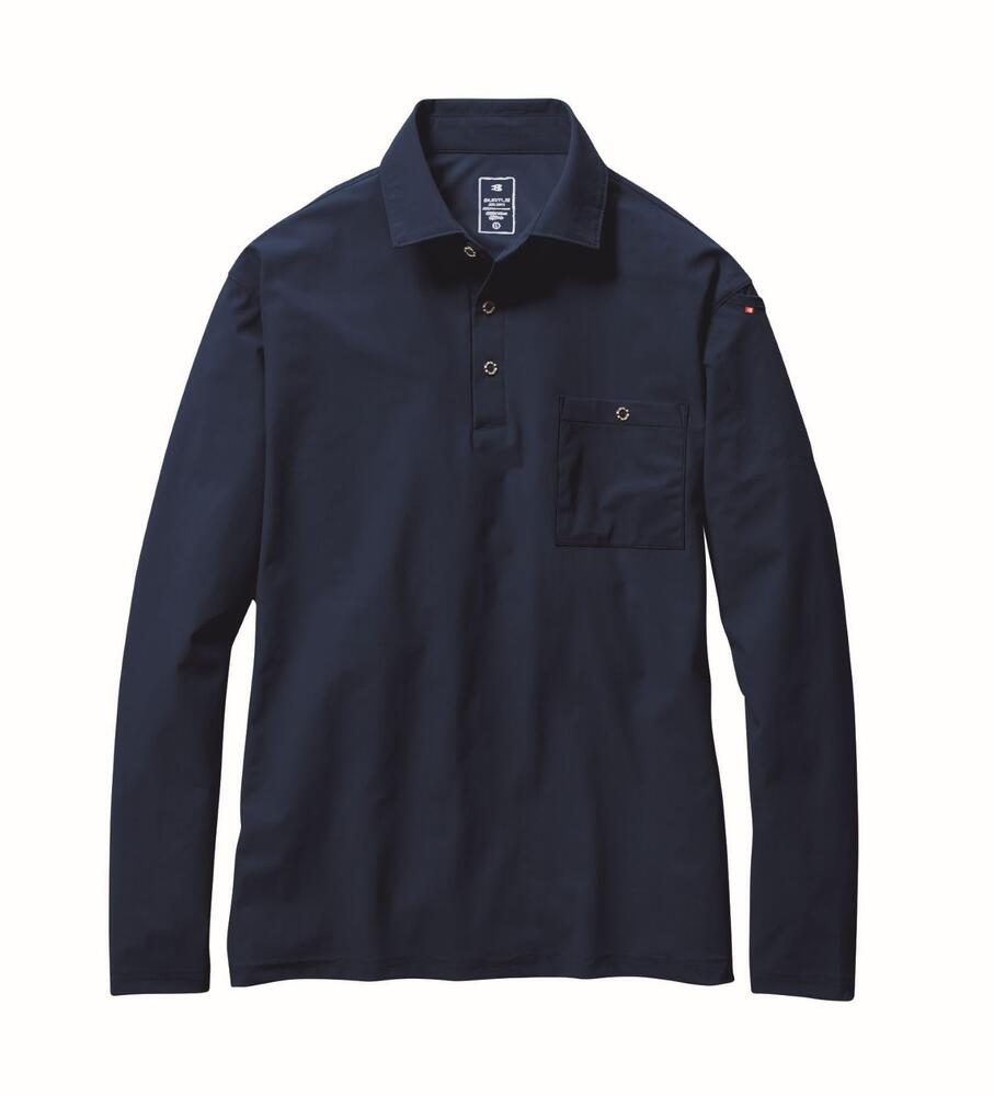 樂天商城 - BURTLE バートル 長袖ポロシャツ ワークウェア 235 吸汗速乾 ストレッチ UVカット 消臭 春夏 作業服 仕事着 男女兼用 ユニセックス 受注発注