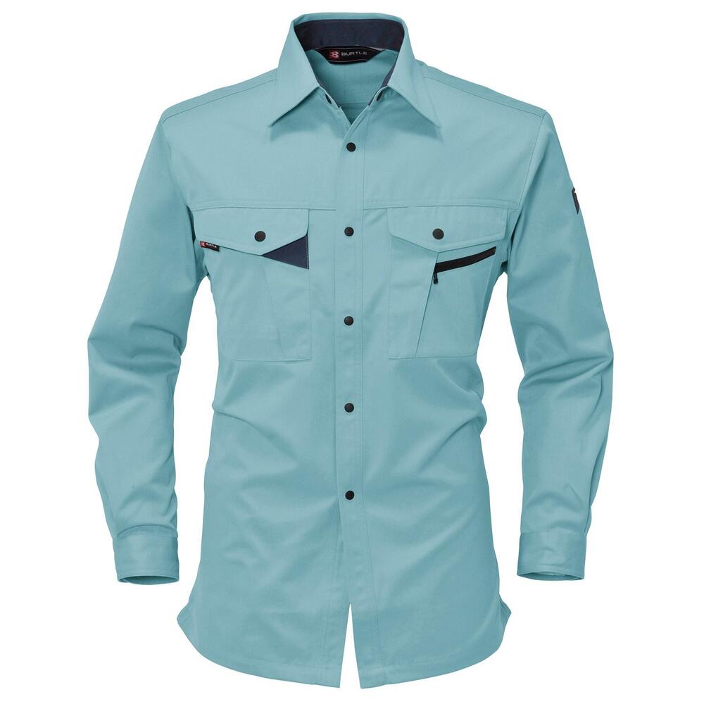 樂天商城 - BURTLE バートル 長袖シャツ 作業服 6023 製品制電JIS適合 エコマーク認定 リサイクル素材 通年 ワークウェア 男女兼用 受注発注