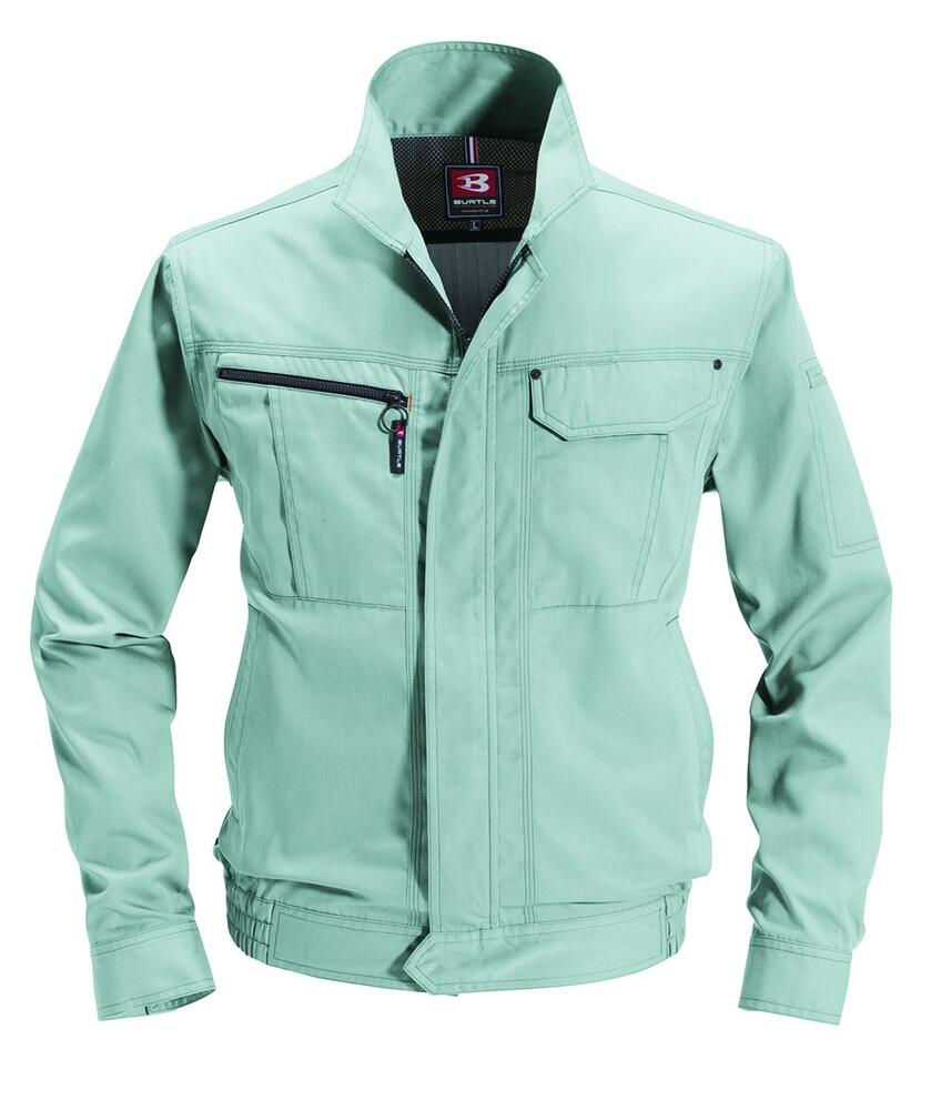 樂天商城 - BURTLE バートル ブルゾン ジャケット 作業服 作業着 6051 制電ケア T/Cソフトツイル オールシーズン対応 ワークウェア ユニセックス 受注発注
