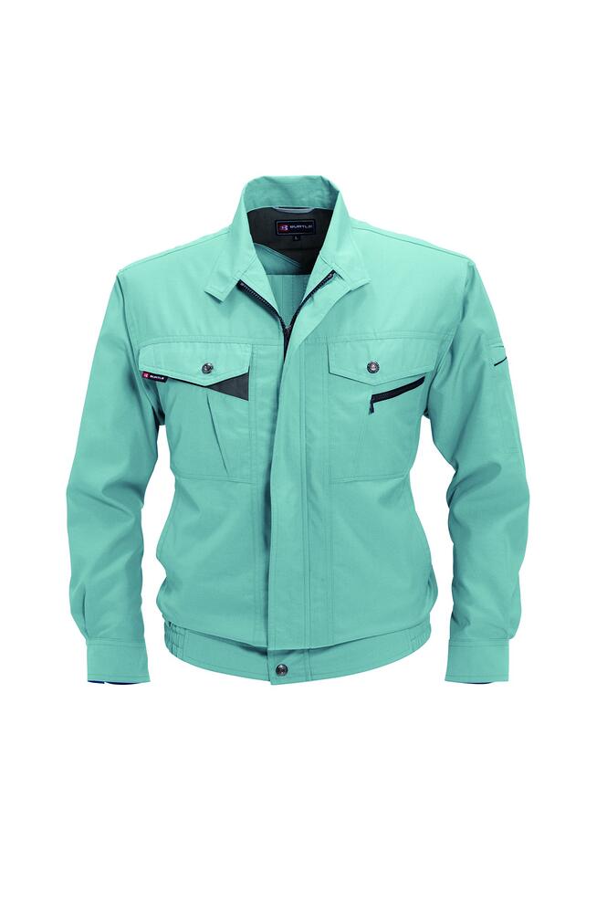 樂天商城 - BURTLE バートル 長袖ブルゾン 作業ジャケット 7061 超吸水速乾 防汚 制電ケア設計 春夏 ワークウェア メンズ 受注発注