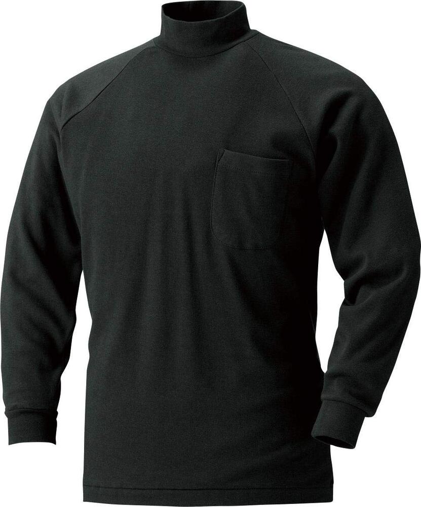 樂天商城 - HOOH 鳳皇 村上被服 長袖ハイネックシャツ 201 綿100% インナー 丈夫 スパン入り よれにくい 肌に優しい 通年 作業服 メンズ 受注発注