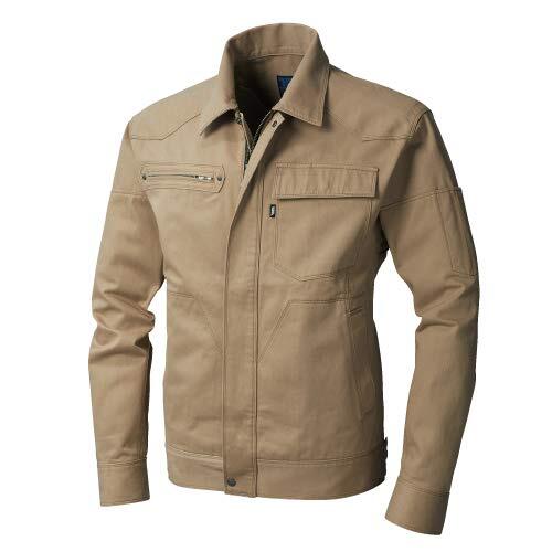 樂天商城 - TORAICHI 寅壱 トライチ 長袖ブルゾン 作業服 作業着 3922-124 綿100% コットンサテン ソフト 丈夫 吸汗性 溶接現場対応 ファスナー隠し 両脇裾アジャスター オールシーズン 現場 工場 普段使い メンズ 受注発注