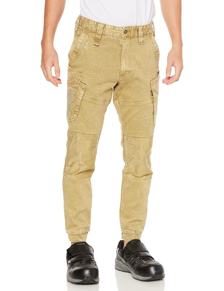 樂天商城 - TORAICHI 寅壱 カーゴジョガーパンツ 作業着 ワークパンツ ムラ染め 横ストレッチ ニーパッド対応 通年 作業現場 普段使い アウトドア メンズ 受注発注