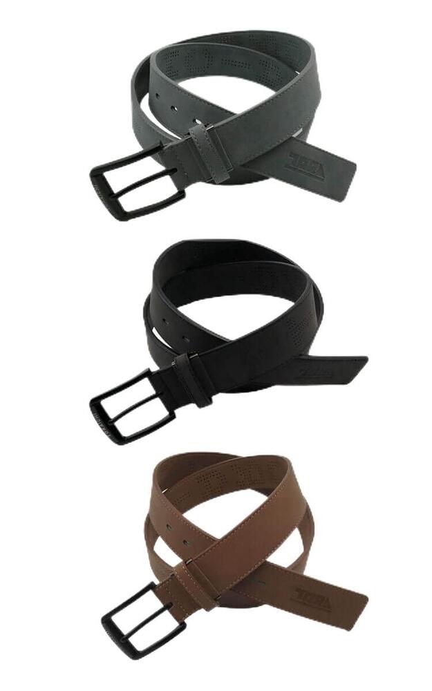 樂天商城 - TORAICHI 寅壱 フェイクヌバックベルト メンズ カジュアルベルト ワークベルト ロゴパンチング エンボス加工 作業着 普段使い オールシーズン 受注発注