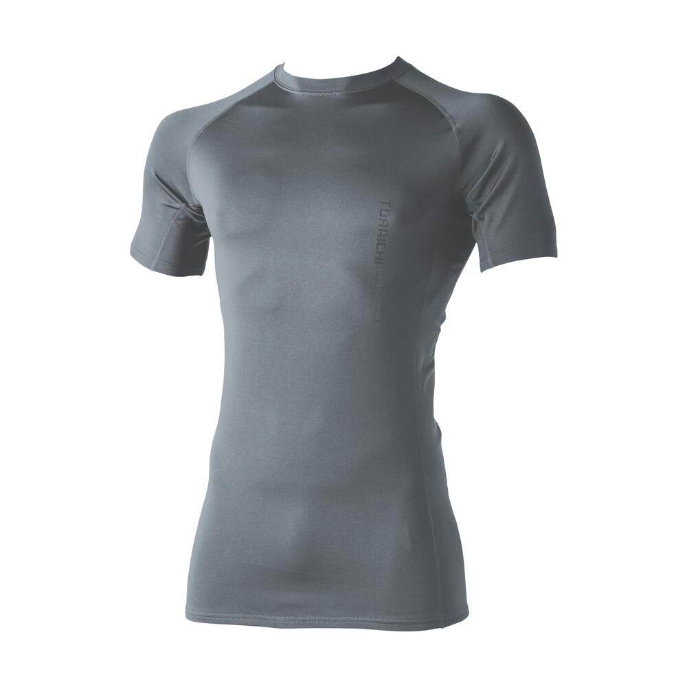 樂天商城 - TORAICHI 寅壱 半袖クルーネックTシャツ 作業着 インナー 7951-618 制電パチトリーナ 裏起毛 保温 ストレッチ 動きやすい ラグラン トリカット 反射ロゴ 秋冬 ワークウェア メンズ 受注発注