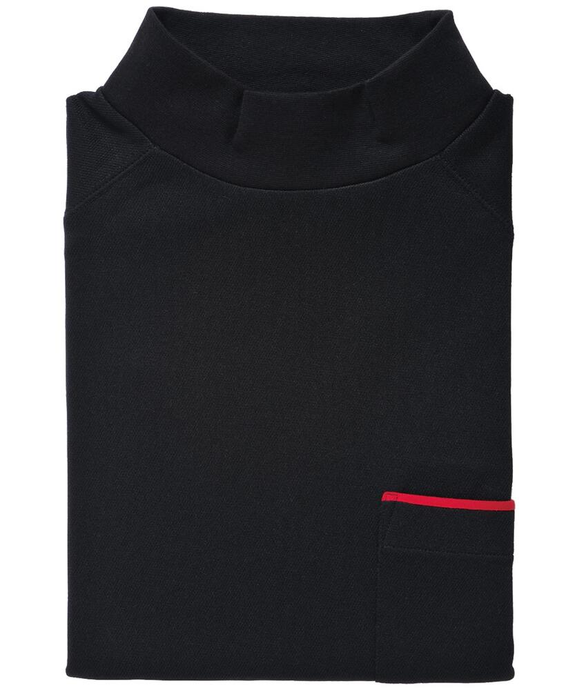 樂天商城 - TORAICHI 寅壱 長袖ハイネックシャツ 作業服 5960-613 吸汗速乾 ドライ 裏綿 赤耳ライン オールシーズン ワークウェア メンズ 受注発注