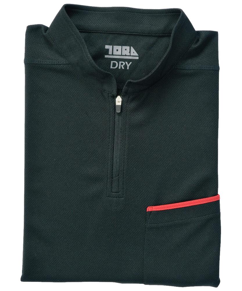 樂天商城 - TORAICHI 寅壱 長袖ジップアップシャツ 作業服 作業着 ワークウェア 5959-623 赤耳シリーズ 吸汗速乾 ドライ 脇メッシュ オールシーズン快適 メンズ 受注発注