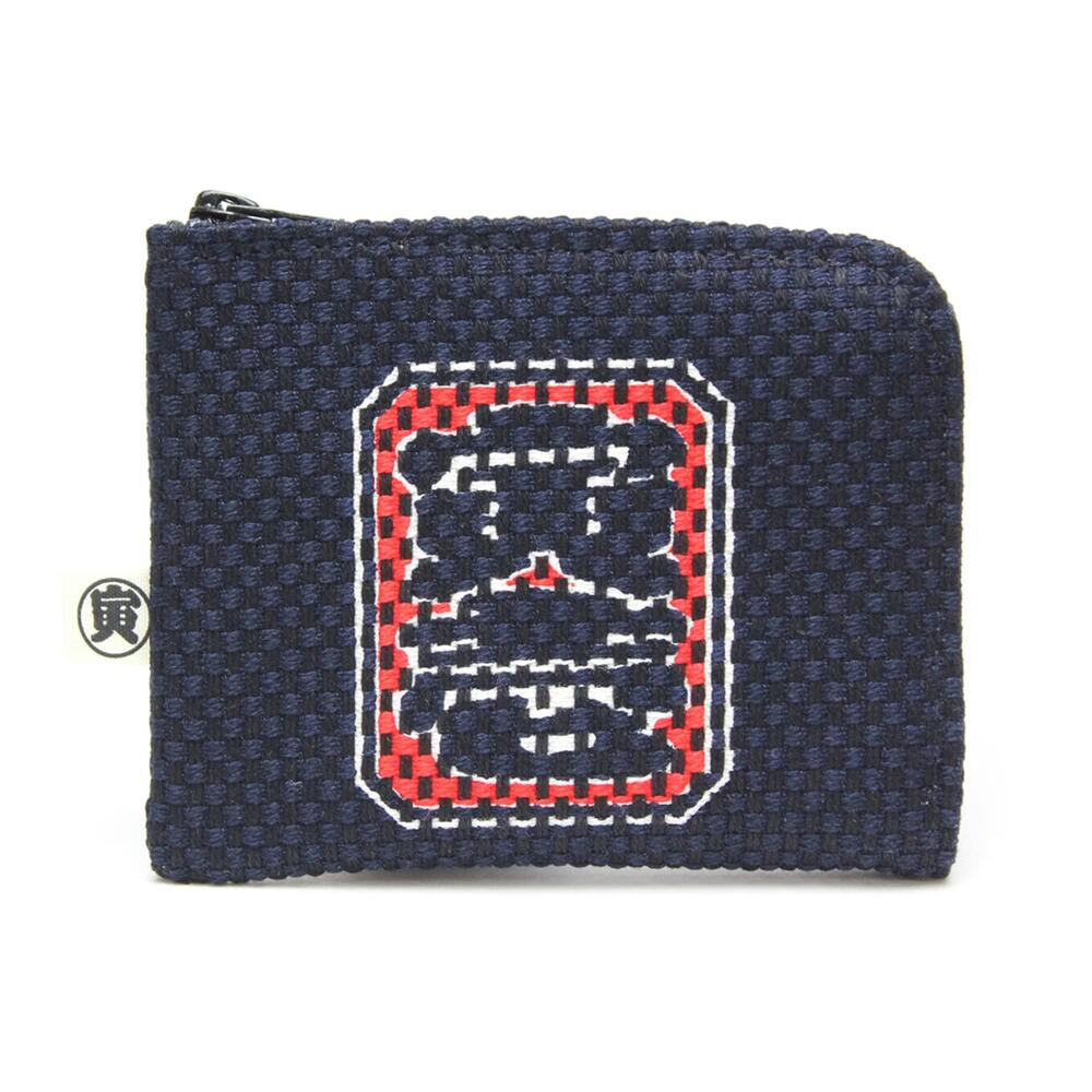 樂天商城 - TORAICHI 寅壱 刺子小銭入れ コインケース 財布 9800-926 大容量 日本製 綿100% 丈夫 和モダン 職人 ワーク小物 メンズ ギフト 春夏秋冬 受注発注