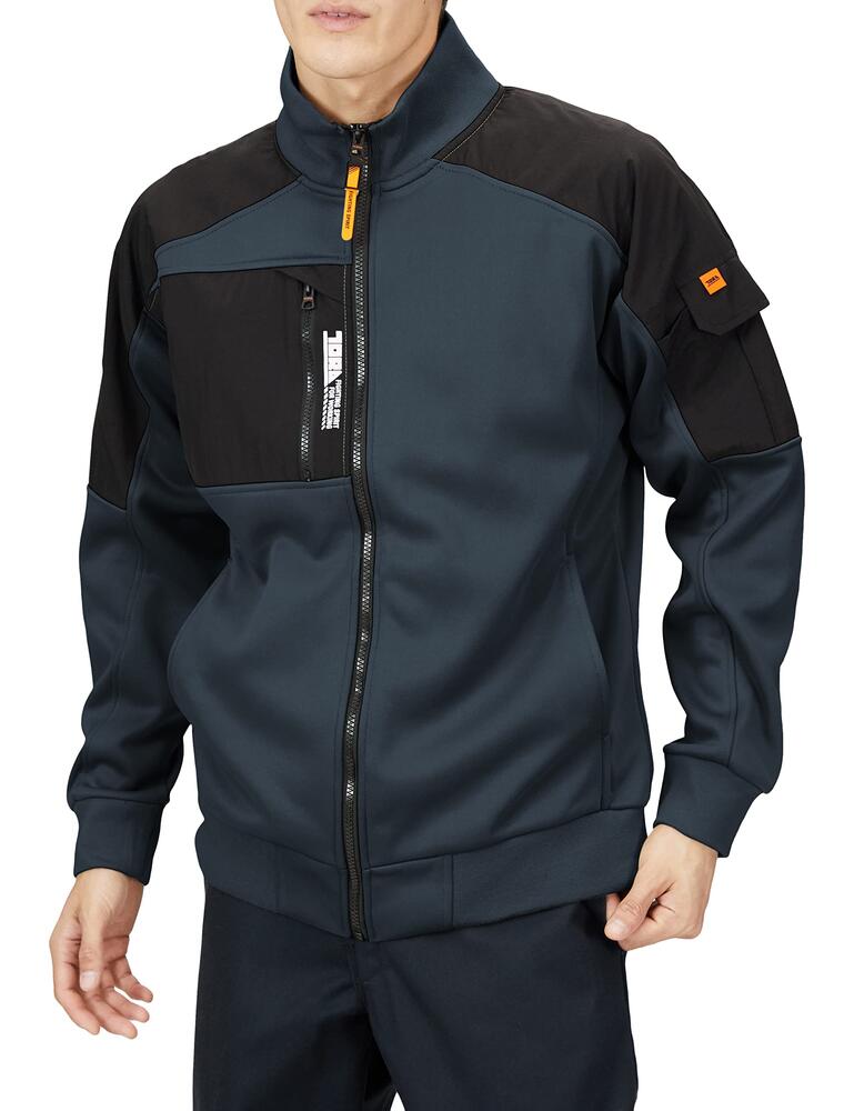 樂天商城 - TORAICHI 寅壱 ライトボマージャケット ブルゾン 2589-124 軽撥水 保温 ストレッチ 裏面フリース 秋冬 作業服 ワークウェア メンズ 受注発注