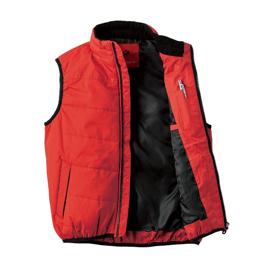 樂天商城 - KURO DARUMA クロダルマ 防寒ベスト 作業服 54210 撥水 防風 保温 高機能 ワークウェア 軽防寒 アウトドア ユニセックス 受注発注