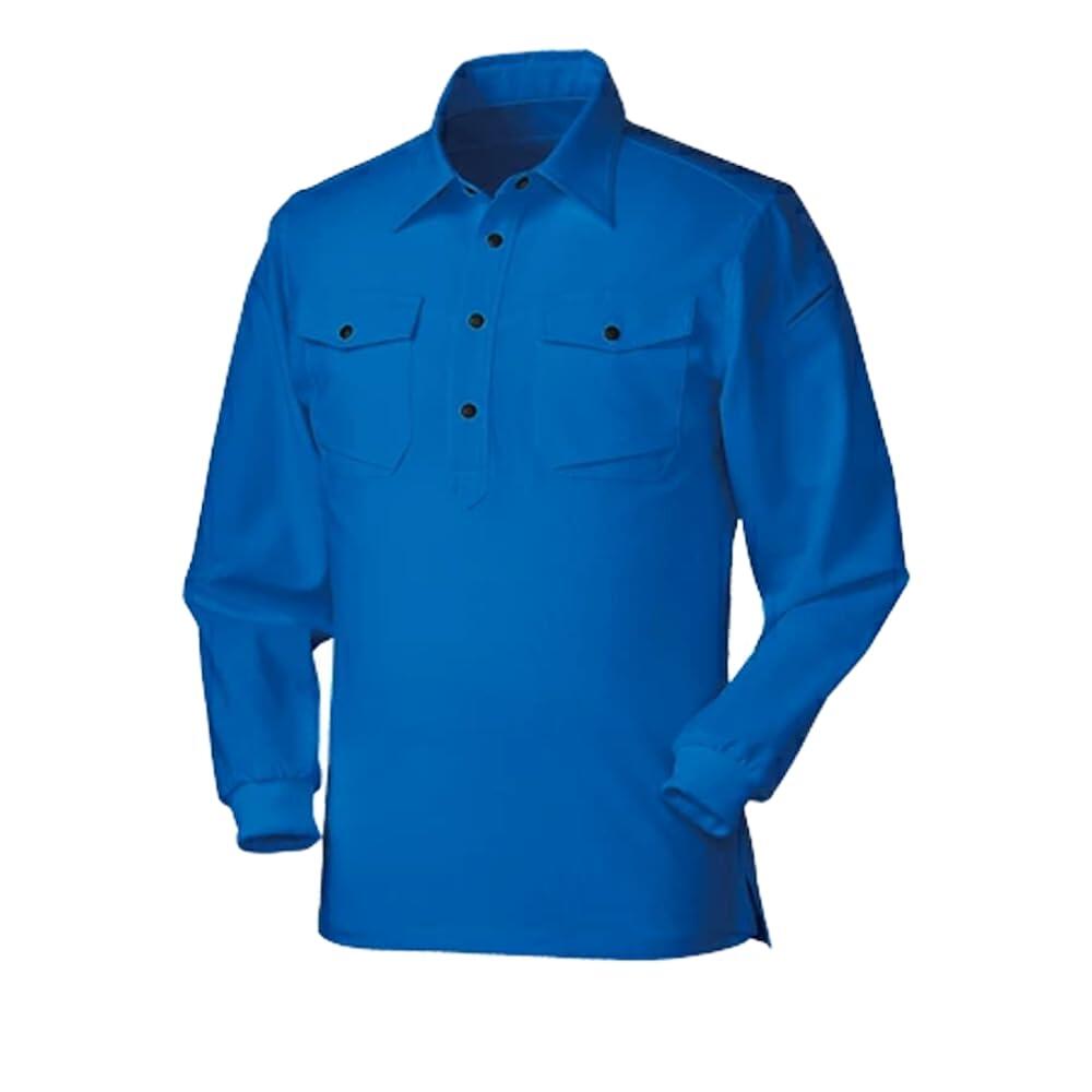 樂天商城 - KURODARUMA クロダルマ 長袖ポロシャツ 25450 脇スリット 吸汗速乾 制電 消臭 ポリエステル100%トリコット 作業着 ワークウェア ユニセックス 受注発注