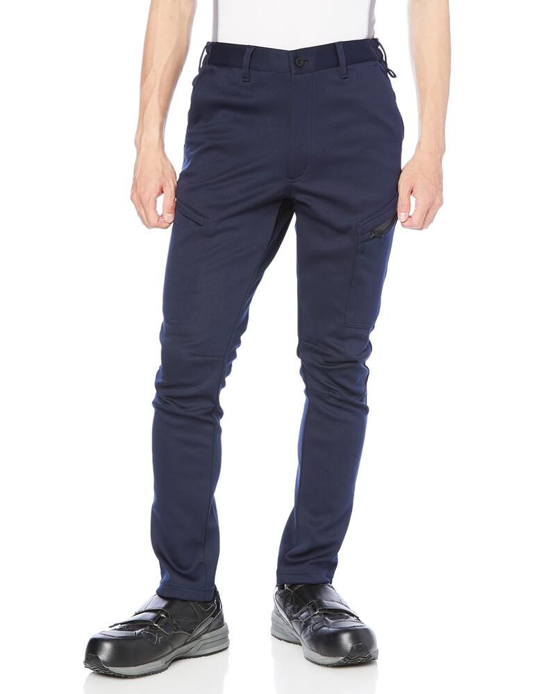 樂天商城 - KURODARUMA クロダルマ D.GROW DG119 ボンディングカーゴパンツ 防寒 保温 ストレッチ フリース裏地 制電 脇ゴム 作業服 作業着 ワークウェア 秋冬 メンズ 受注発注