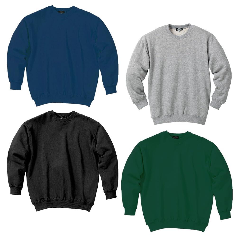 樂天商城 - KURODARUMA クロダルマ 25708 長袖トレーナー スウェット 綿100% 肌触り 保温 通年 作業 普段 ルームウェア メンズ 受注発注