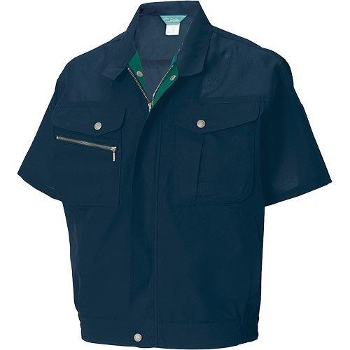 樂天商城 - TSDESIGN ティーエスデザイン 半袖ブルゾン 作業服 作業着 7156 軽量 帯電防止 強撚トロピカル 風通し 春夏 現場 工場 ワーク メンズ 受注発注