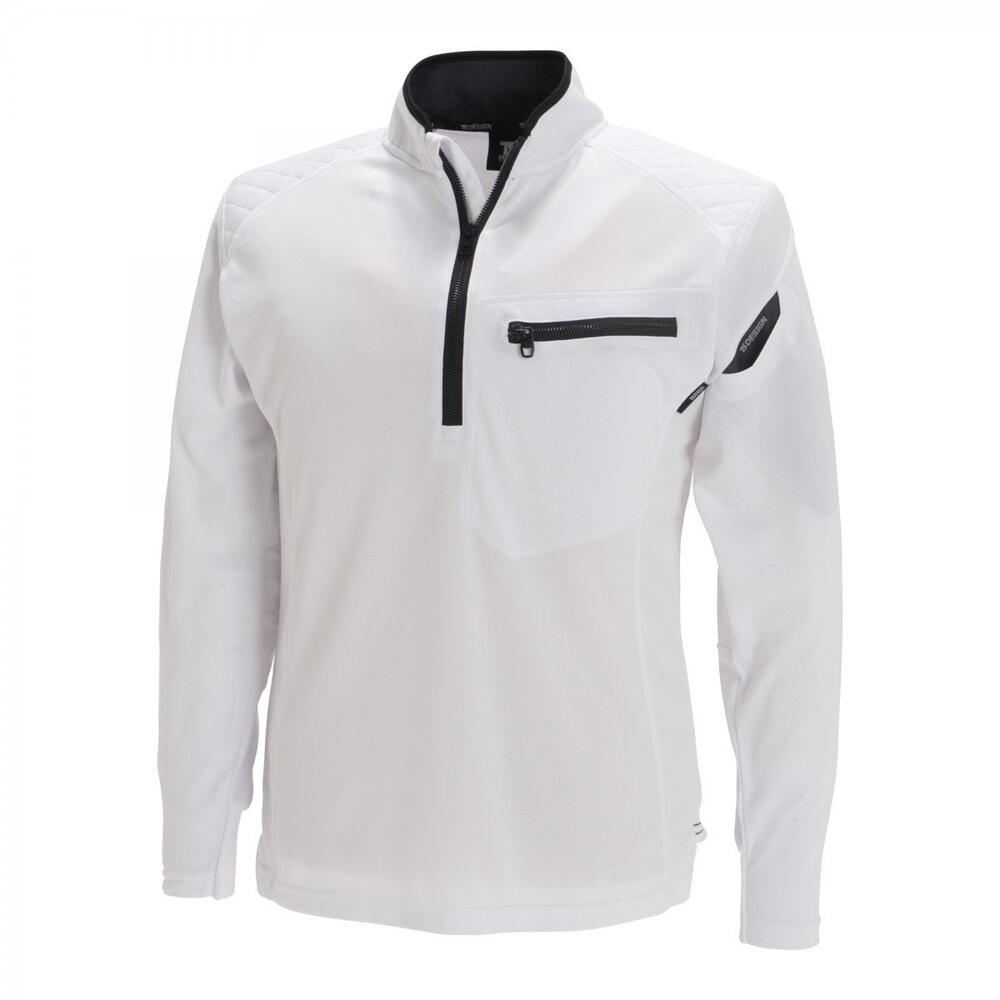 樂天商城 - TS DESIGN 藤和 ワークニットロングシャツ 長袖シャツ ミッドレイヤー 846305 吸汗速乾 消臭 シャープシルエット 通年 作業服 作業着 ワーキング ユニセックス 受注発注