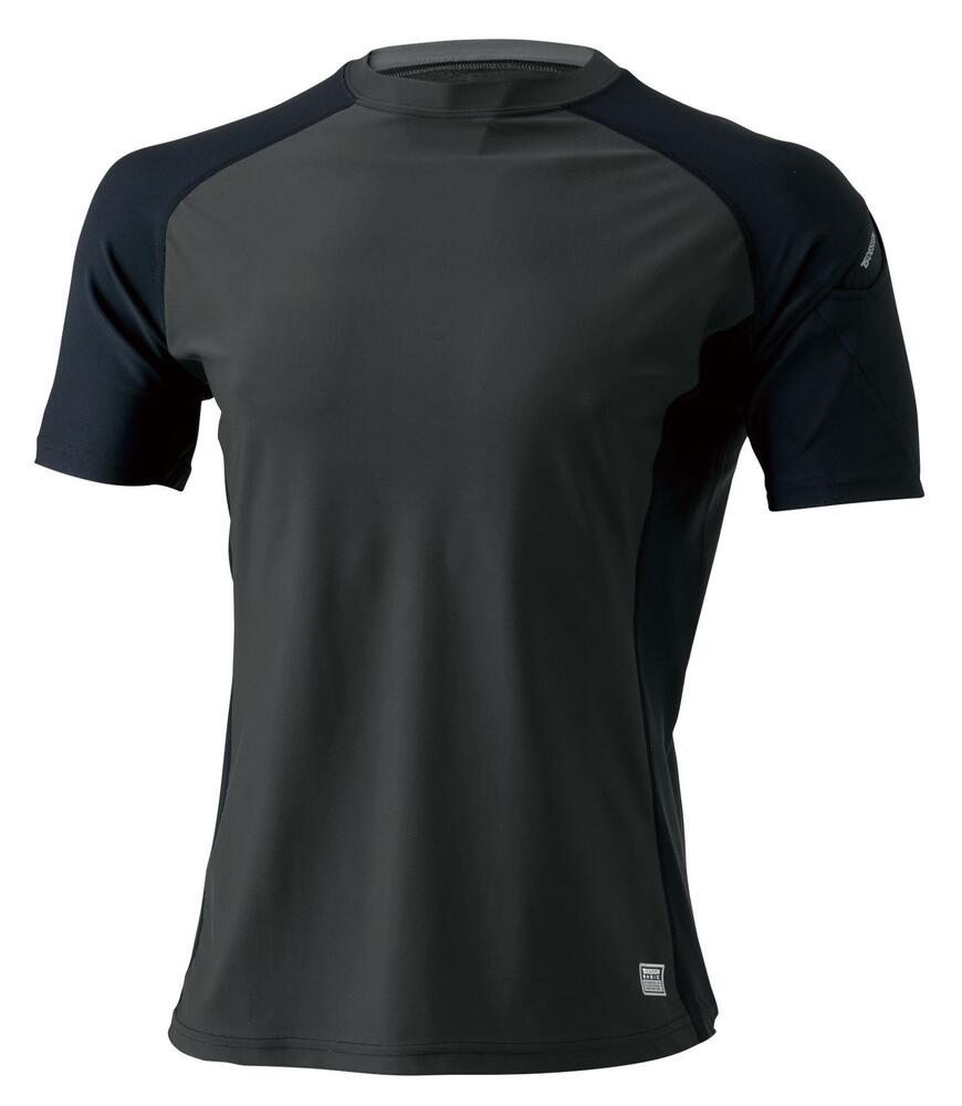 樂天商城 - TS DESIGN ティーエスデザイン ショートスリーブシャツ インナー Tシャツ 841552 クールアイス 吸汗速乾 ストレッチ 春夏 作業服 スポーツ ユニセックス 受注発注