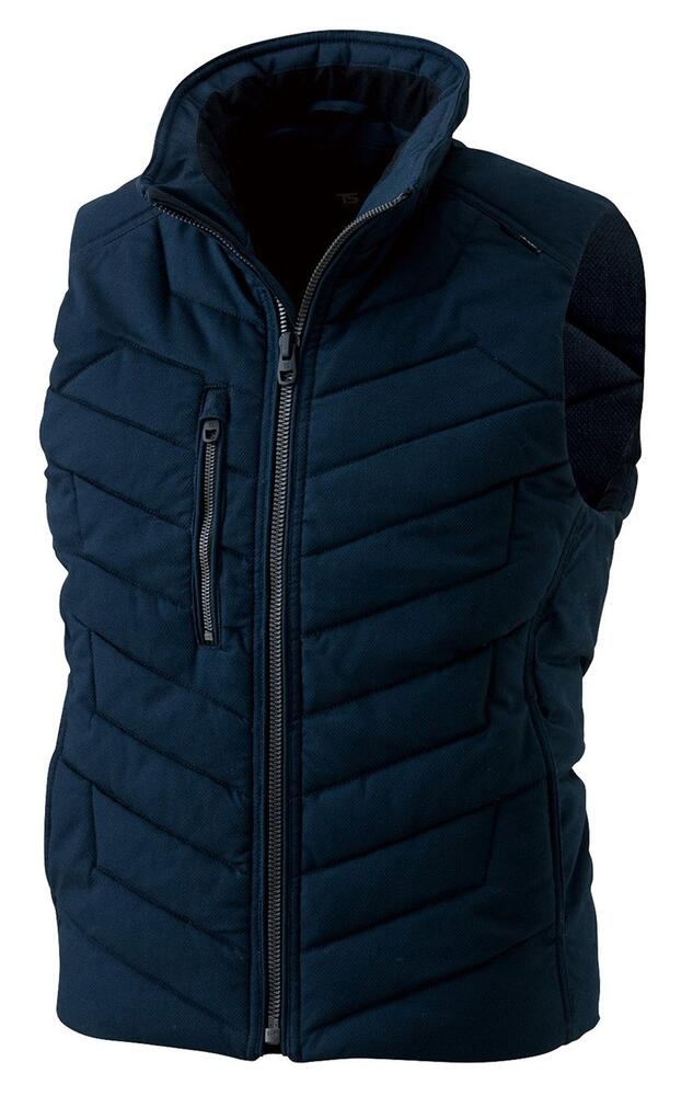 樂天商城 - TS DESIGN ティーエスデザイン ライトウォームベスト 作業着 防寒ベスト 3528 軽量 保温性 綿ライク 秋冬 ワーク アウトドア ビジネス ユニセックス 受注発注