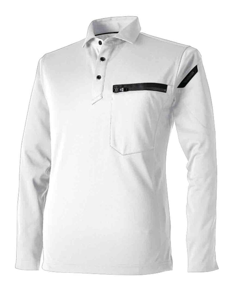 樂天商城 - TS DESIGN ティーエスデザイン T/C ワークニットロングポロシャツ 51305 春夏用 長袖 作業着 ユニセックス 受注発注