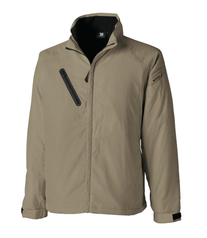 樂天商城 - TS DESIGN ティーエスデザイン ライトウォームジャケット 軽防寒 アウター ブルゾン 43326 軽量 撥水 防風 保温 静電気ケア グルーブネック 秋冬 作業服 仕事 アウトドア 男女兼用 受注発注