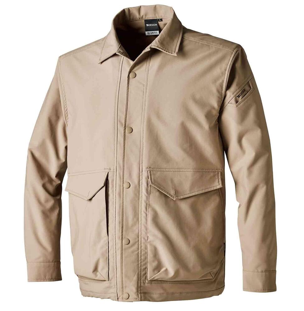 樂天商城 - TS DESIGN ティーエスデザイン エコハイブリッドダブルクロス コーチジャケット 4617 軽量 ストレッチ UVカット 帯電防止 裏綿 オールシーズン 男女兼用 作業服 作業着 受注発注