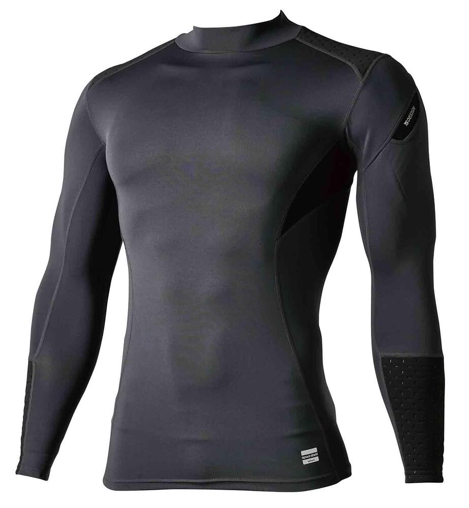 樂天商城 - TS DESIGN ティーエスデザイン スペースシールドウォームロングスリーブ インナーシャツ 8025 保温 断熱 消臭 吸汗速乾 ストレッチ 防寒 秋冬 作業服 スポーツ アウトドア メンズ 受注発注