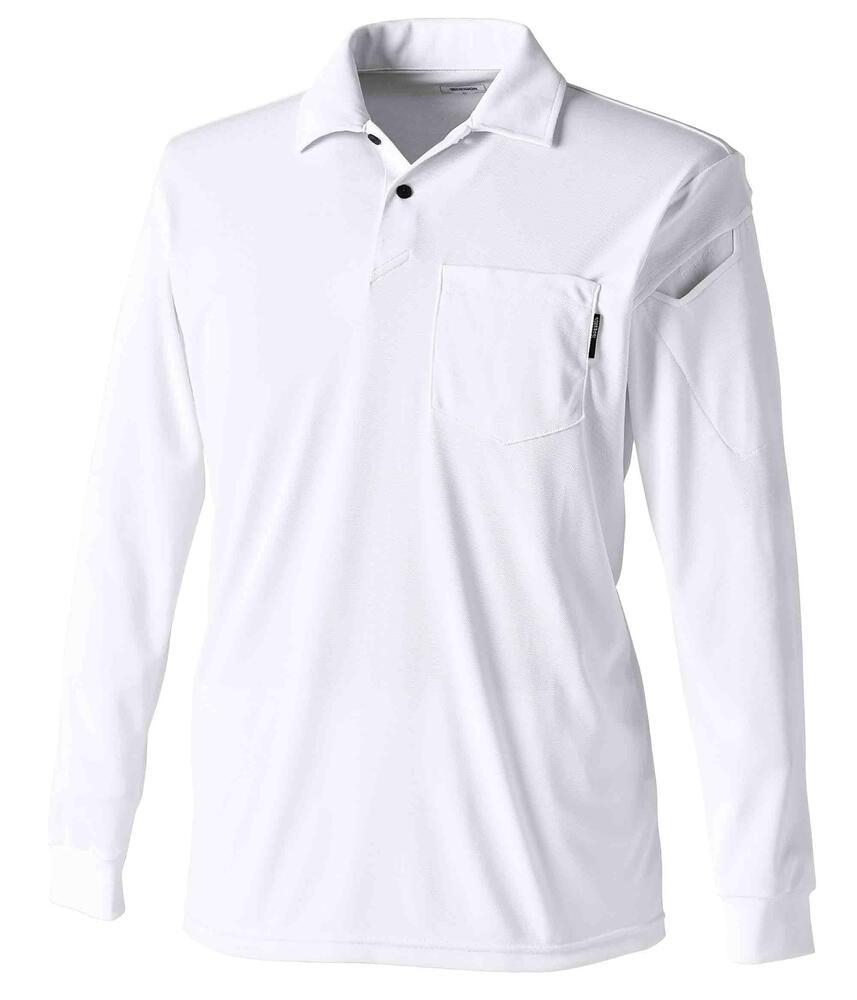 樂天商城 - TS DESIGN 藤和 ドライロングスリーブポロシャツ 6075 吸汗速乾 消臭 強撚鹿の子 軽量 オールシーズン ユニフォーム 作業着 ユニセックス 受注発注