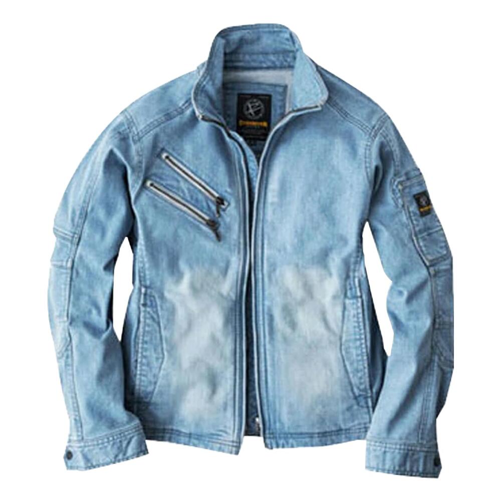 樂天商城 - EVENRIVER イーブンリバー USD707 ストレッチブラストブルゾン デニムジャケット 魅せる作業着 ワークウェア メンズ 通年 受注発注