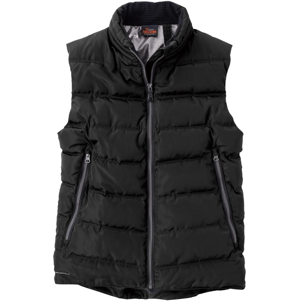 樂天商城 - EVENRIVER イーブンリバー ファイバーダウンヒートベスト ベスト R-195 軽量保温 高品質ファイバーダウン アルミパネル 秋冬用 作業 アウトドア ユニセックス 受注発注