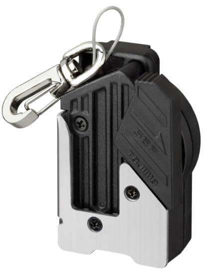 樂天商城 - Tajima タジマ セフシステム 安全ロープ リールワイヤー SFAZ-ROPM10W 自動巻取り 工具交換 金属ワイヤー 衝撃吸収 アルミボディ 落下防止 高所作業 受注発注