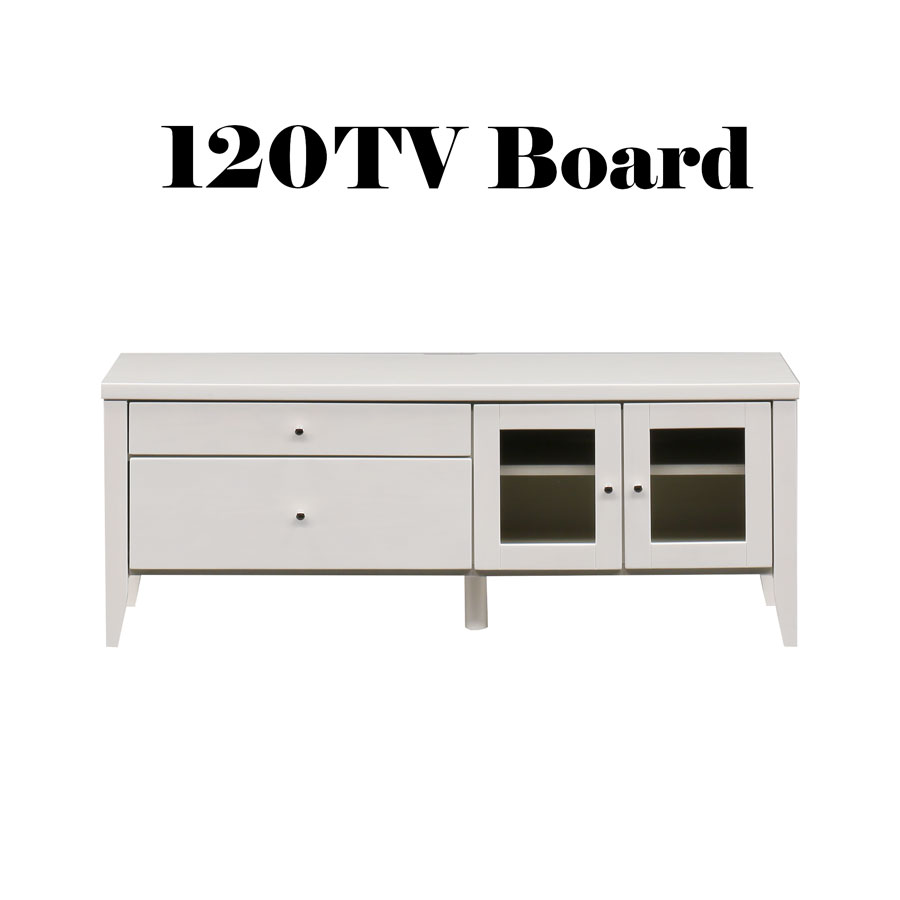 Rakuten - 【全品対象5%OFF】 テレビボード テレビ台 ローボード TV 一人暮らし幅120 ホワイト ナチュラル ブラウン 脚付き 引出