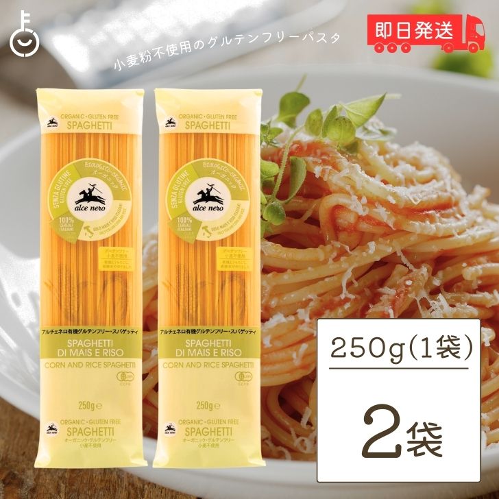 【マラソン限定！最大2000円OFF】 アルチェネロ 有機 グルテンフリー スパゲティ 250g 2個 パスタ 有機..