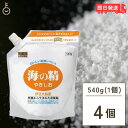 楽天keyroom 食と暮らしのパントリー【タイムセール実施中！】 海の精 やきしお スタンドパック 540g 4袋 お塩 塩 天日塩 伊豆大島産海水100％ 壷焼製法 焼塩 ミネラル 天日 天然塩 送料無料