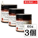 【毎月1日はKEYROOMの日】 ハンドクリーム 保湿 手荒れ ハンド&キューティクルクリーム 60g 3個 無添加 ギフト ボタニカル 柑橘 オーガニック 日...