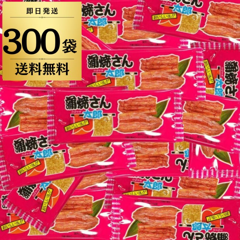 【ポイント2倍！最大2000円OFF】 菓道 蒲焼さん太郎 300袋 蒲焼さん 大人気 珍味駄菓子 子供 子ども こども おやつ 大人のおつまみ おつまみ 大人 おすすめ オススメ 駄菓子 だがし 懐かしい 縁日 太郎 大容量 業務用 大量 詰め合わせ 個包装 小袋 イベント 送料無料の商品画像