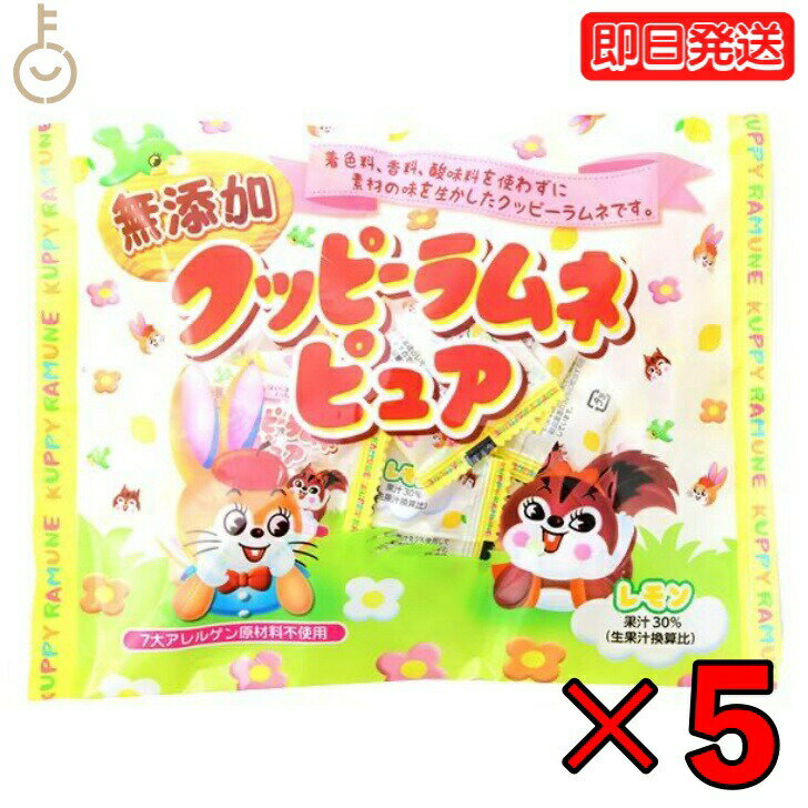 カクダイ製菓 無添加 クッピーラムネ ピュア 4g×23 5袋 カクダイ 製菓 ラムネ らむね 駄菓子 だがし クッピー ラムネ 業務用 大容量 かわいい らむね 子供会 景品 くじ引き 詰め合わせ アソート セット アレルゲン 父の日 早割