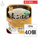 【マラソン限定!最大2000円OFF】 東洋水産 マルちゃん 麦ごはん 160g 40個 レトルトご飯 ご飯 ごはん 麦 麦ご飯 レトルト パック 米粒麦 備蓄...