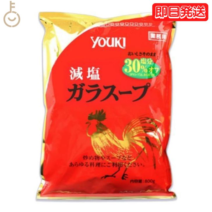 【スーパーSALE限定10%OFF 】 ユウキ 業務用 減塩ガラスープ 顆粒 800g ユウキ食品 減塩 減塩タイプ ガラスープ ガラ スープ 中華 スープの素 もと 素 中華だし だし 出汁 料理の素 調味料 チ…