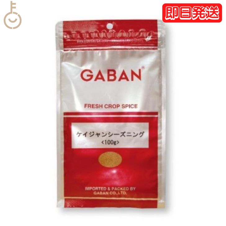 【30日・24時間限定！最大10%OFF】 GABAN ギャバン スパイス ケイジャンシーズニング 100g 1個 ミックススパイス ハウス食品 香辛料 パウダー 業務用 大容量 ハーブ ケイジャン シーズニング カレースパイス ケイジャン料理 ケイジャンスパイス