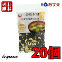 【タイムセール実施中！】 永谷園 業務用 みそ汁の具 その3（わかめ 油揚げ ねぎ）100g 20個 みそ汁 味噌汁 大容量 味噌汁の具 乾燥具材 送料無料