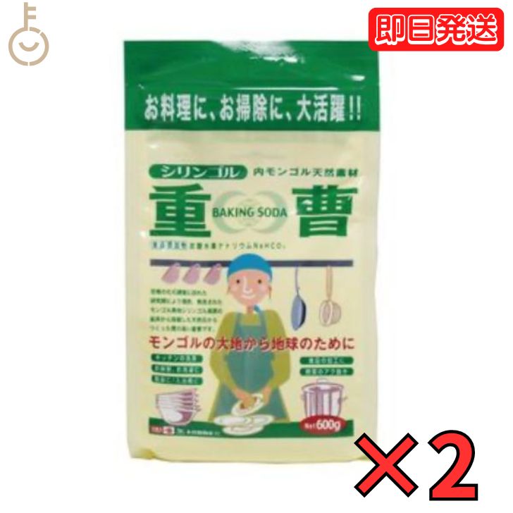 オーサワ 木曾路 天然重曹 600g 2個 オーサワジャパン 天然 重曹 ベーキングソーダ ベーキング シリンゴル重曹 内モンゴル100％天然素材 重層 木曽路物産 クリーナー マルチクリーナー 父の日 早割