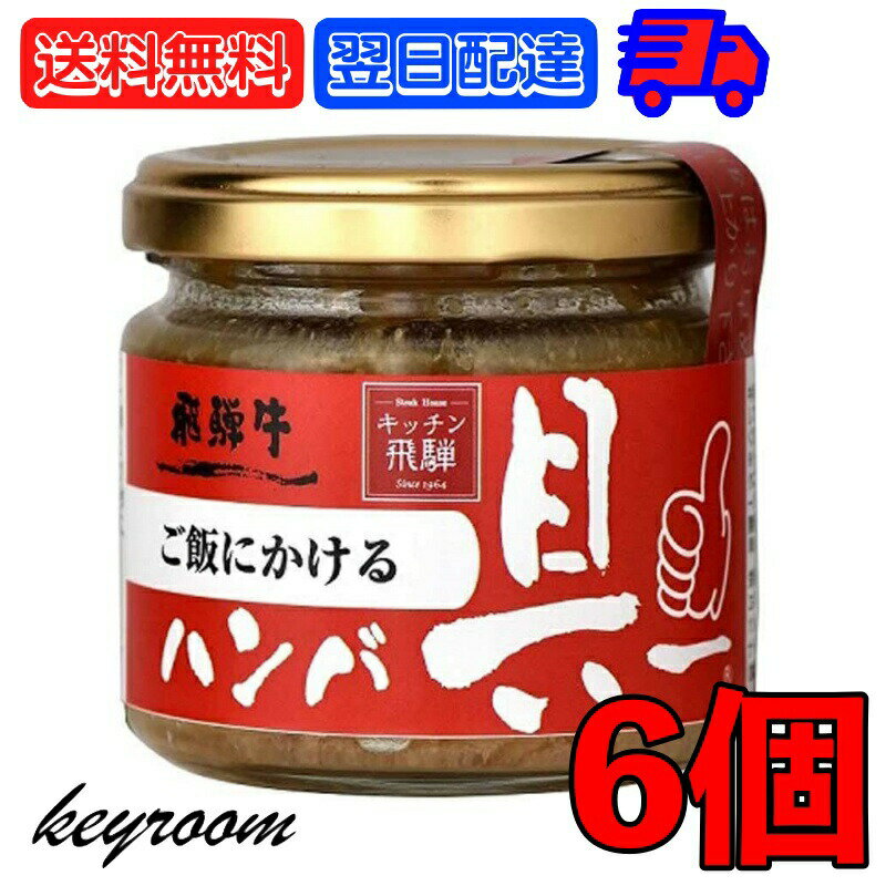 【6/1限定！ポイント5倍 最大2000円OFF】 飛騨ハム ご飯にかける飛騨牛ハンバ具ー 120g 6個 ハンバーグ 飛騨高山 飛騨 惣菜 おにぎりの具 うどん ごはんのお供 ハンバーグ 飛騨牛 ギフト 贈答 父の日 早割