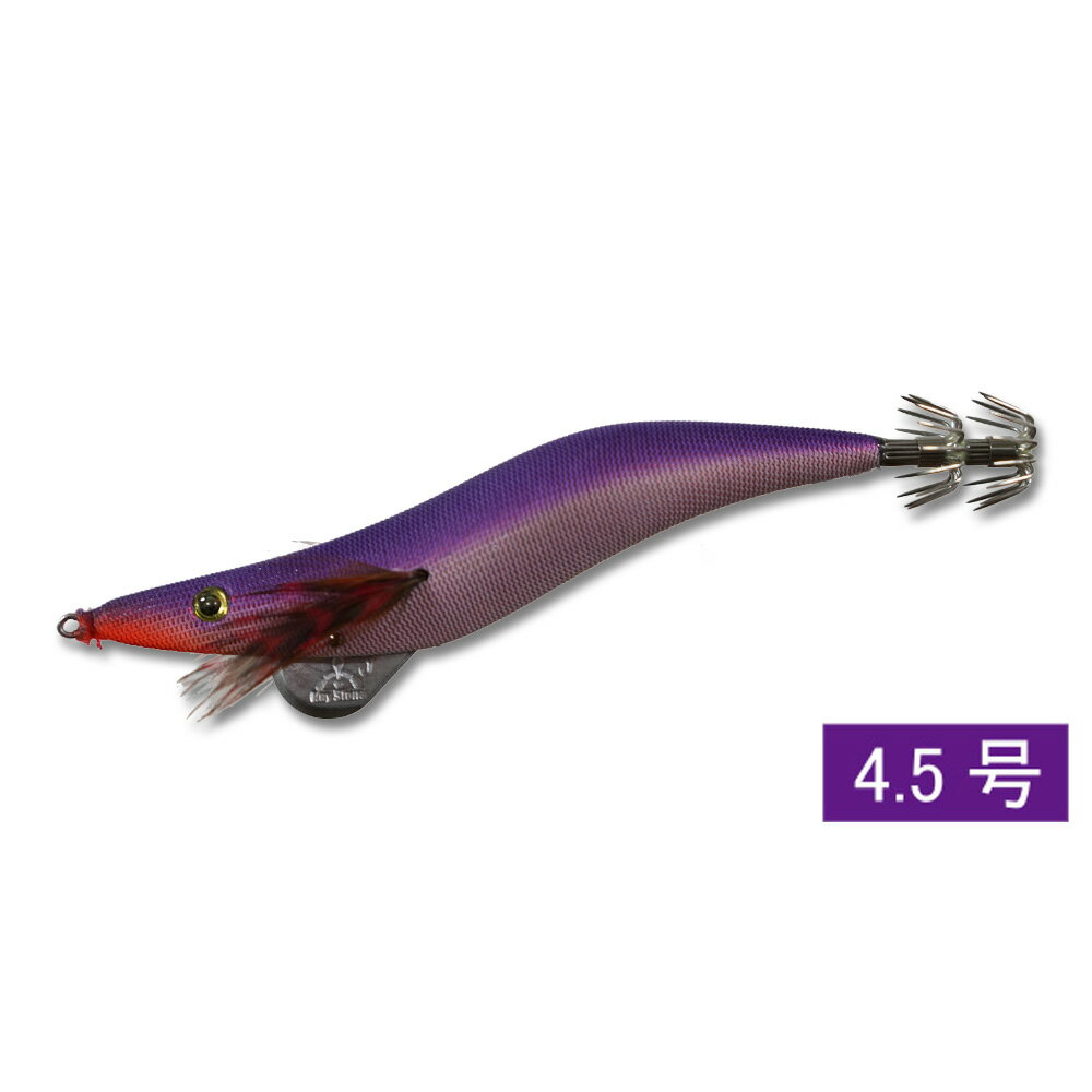 キーストン（keystone)エギ大分プラプラ（egi　oita plapla)　4.5号　レッドベースパープル5E　