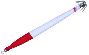 キーストン（keystone)ウキプラ ハイブリッド針100R1（1段針）　赤白【プラヅノと浮きスッテのハイブリッド】
