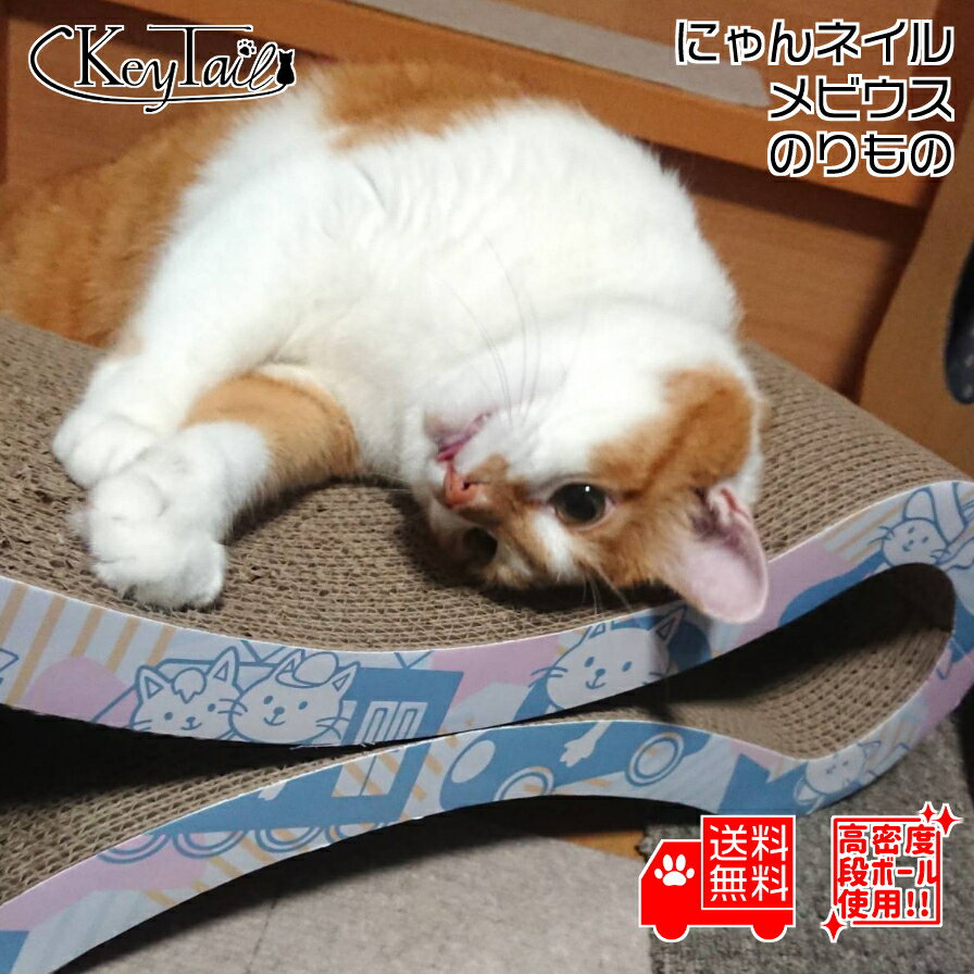 猫 ベッド ベット ダンボール オシャレ キーテイル にゃんネイル メビウス のりもの つめとぎ 爪研ぎ おすすめ しつけ ハウス 対策 段ボール 壁 猫の爪とぎ 爪とぎ防止 ソファ おもちゃ グッズ 紙 爪磨き キャット ネコ ねこ にゃんネイル 猫用品 8の字型