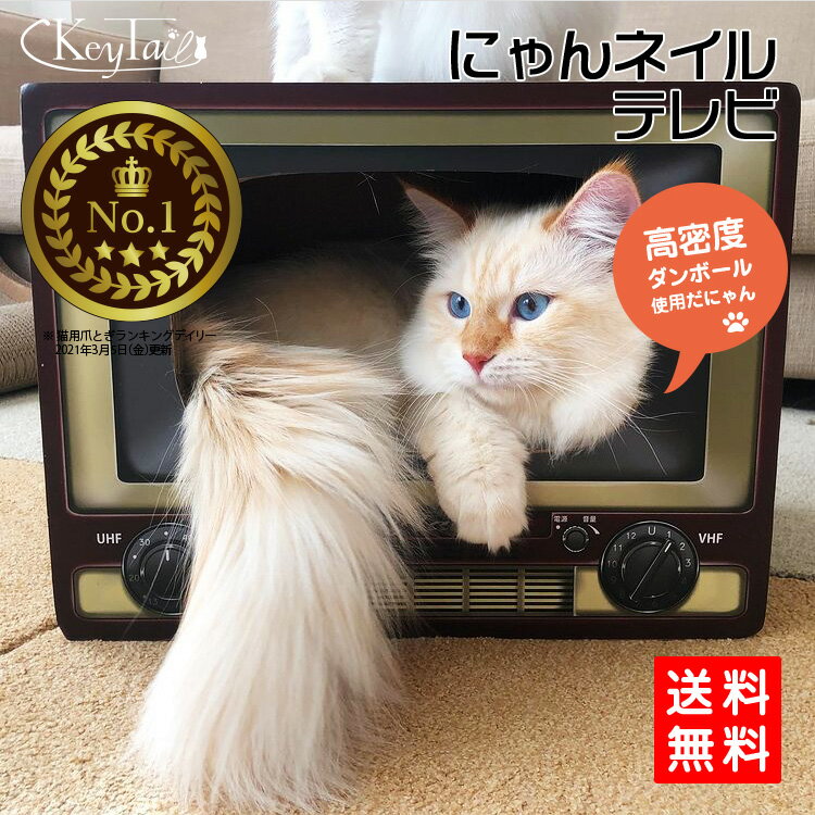 猫 爪とぎ ダンボールハウス キーテイル にゃんネイルテレビ ネコハウス ハウス お家 ベッド ベット ソファー つめとぎ おしゃれ 爪とぎ防止 壁紙 昭和 テレビ ダンボール ねこ 爪とぎ 高密度 カリカリ 爪研ぎ 段ボール お得 ギフト 爪みがき 猫用爪とぎ 雑貨 猫グッズ