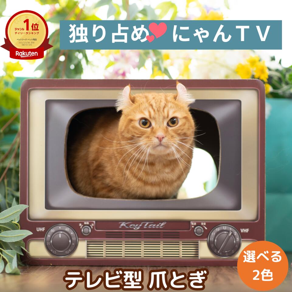 【開始4時間限定！25%クーポン】【6月4日20時～】 猫 爪とぎ つめとぎ ダンボール ハウス オシャレ キーテイル にゃんネイル テレビ ネコハウス お家 ベッド ベット ソファー 爪とぎ防止 壁紙 昭和 爪研ぎ ダンボールハウス ねこ 猫の爪とぎ